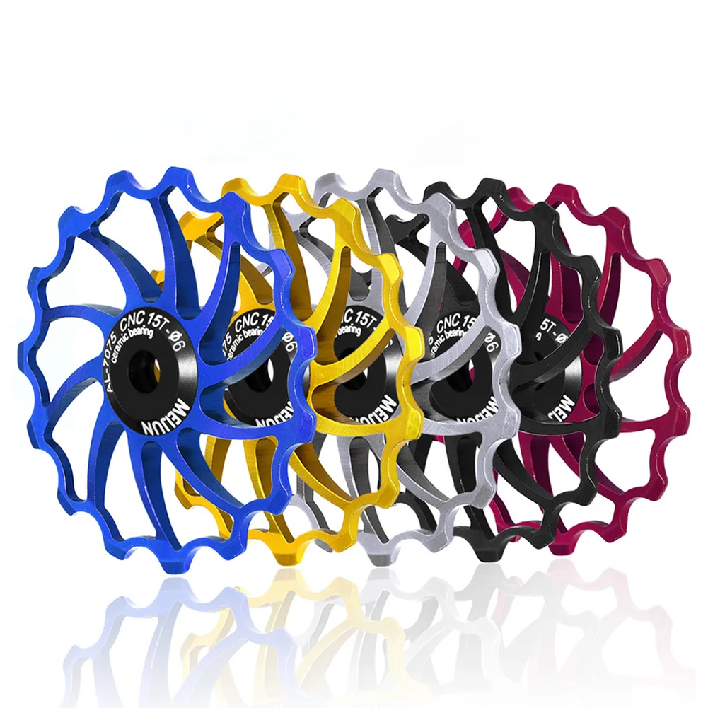 15T Bicycle Guide Wheel Ceramic Bearing Mountain Road Bike Guide Wheel Gear Cog Universal For 15 Teeth
15T Bicycle Guide Wheel Ceramic Bearing Mountain Road Bike Guide Wheel Gear Cog Universal For 15 Teeth