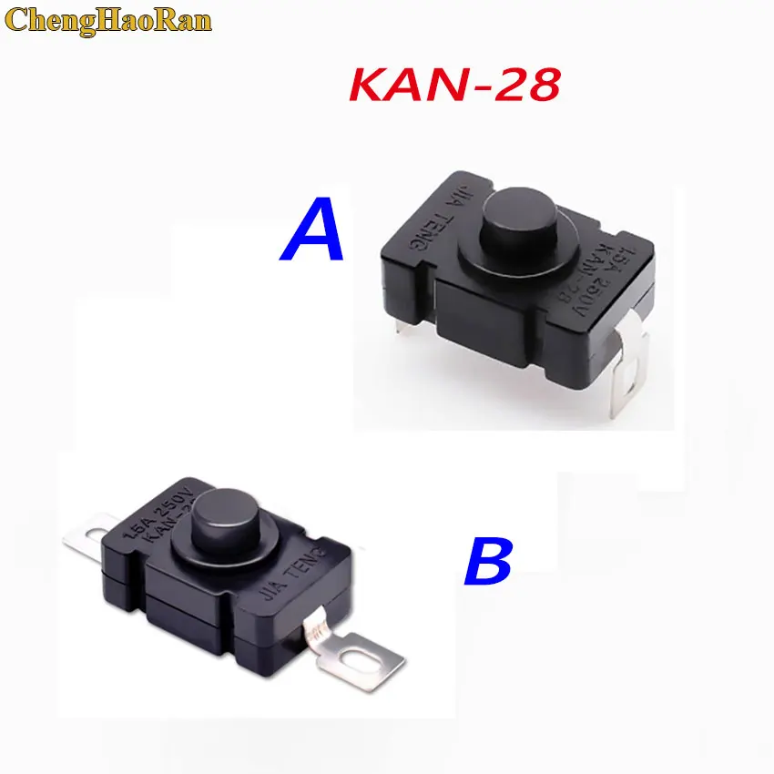 1PCS 18*12MM KAN Flashlight Switch 1.5A 250VAC Self Locking Patch Type Push Button Switch 2PIN ON-OFF Small Switches KAN-28
1PCS 18*12MM KAN Flashlight Switch 1.5A 250VAC Self Locking Patch Type Push Button Switch 2PIN ON-OFF Small Switches KAN-28