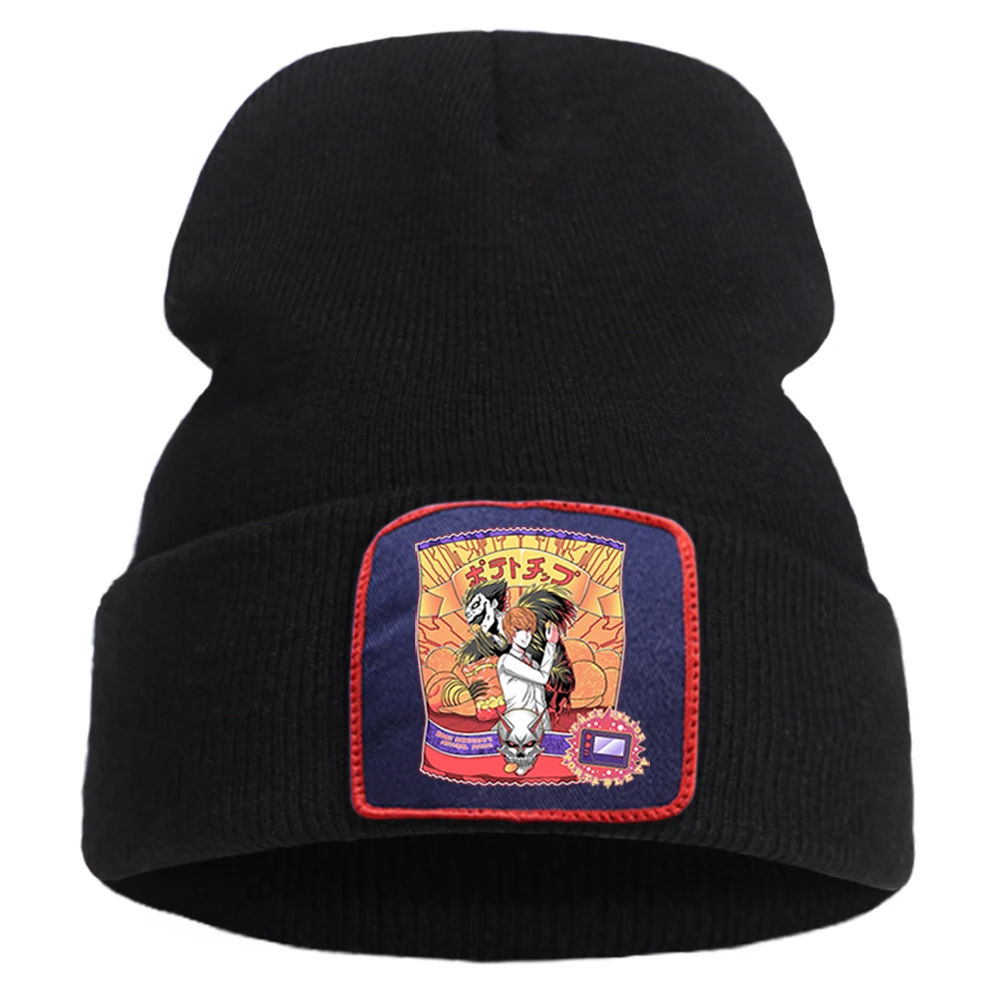 Anime Death Note Spring Flexible Caps Cotton Sport Knitted Hat Creative Outdoor Casual Brimless Hats Street Unisex Beanie Cap 
Anime Death Note Spring Flexible Caps Cotton Sport Knitted Hat Creative Outdoor Casual Brimless Hats Street Unisex Beanie Cap