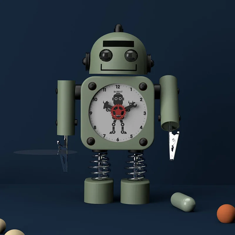 Горячая Распродажа DIY новый ученический фотографический металлический робот будильник детский подарок светящиеся глаза
Горячая Распродажа DIY новый ученический фотографический металлический робот будильник детский подарок светящиеся глаза