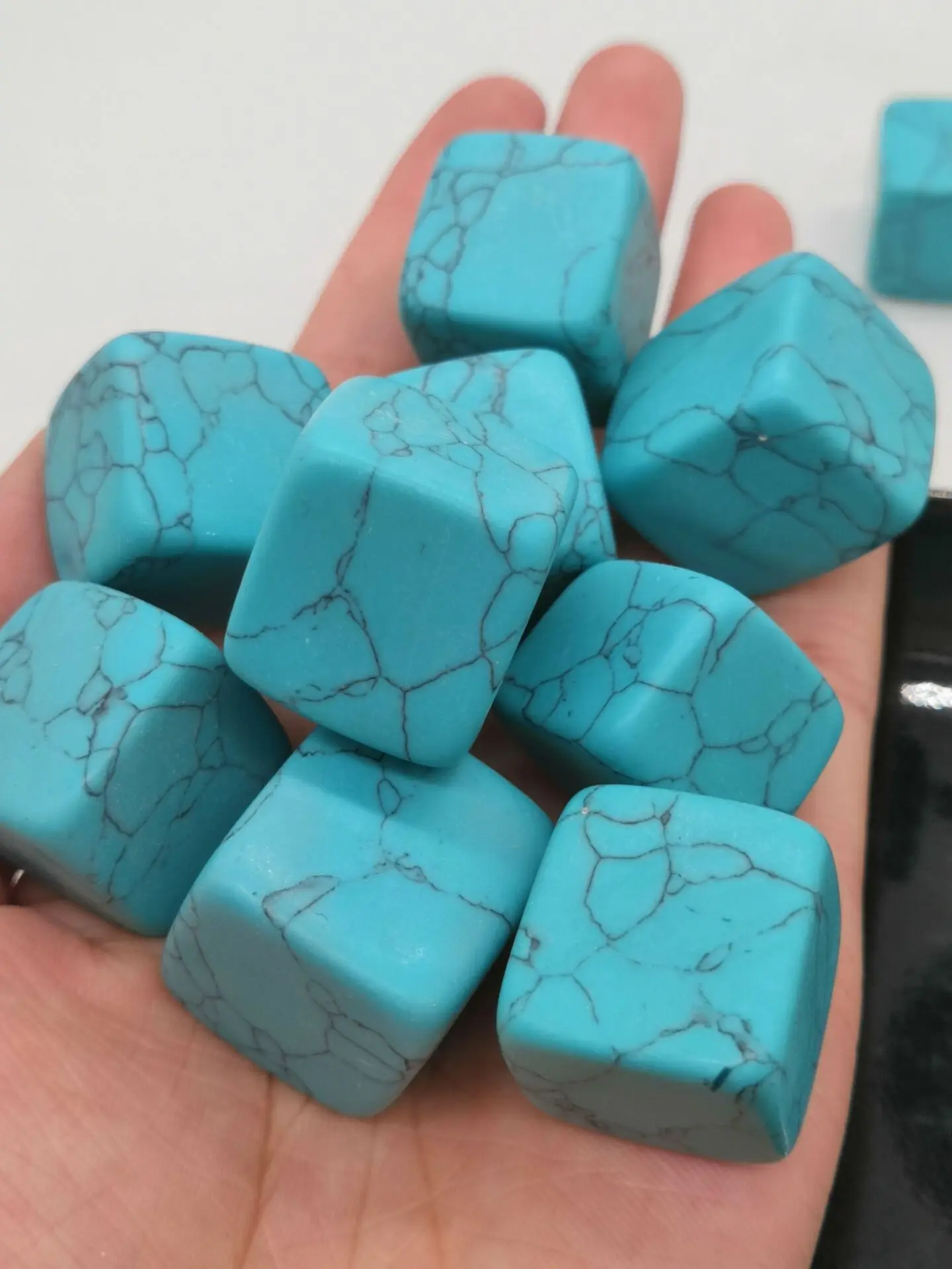50g Synthetic turquoise Crystals Gemstone Cube Meditation Artificial blue turquoise Decoration ornamental
50g Synthetic turquoise Crystals Gemstone Cube Meditation Artificial blue turquoise Decoration ornamental
