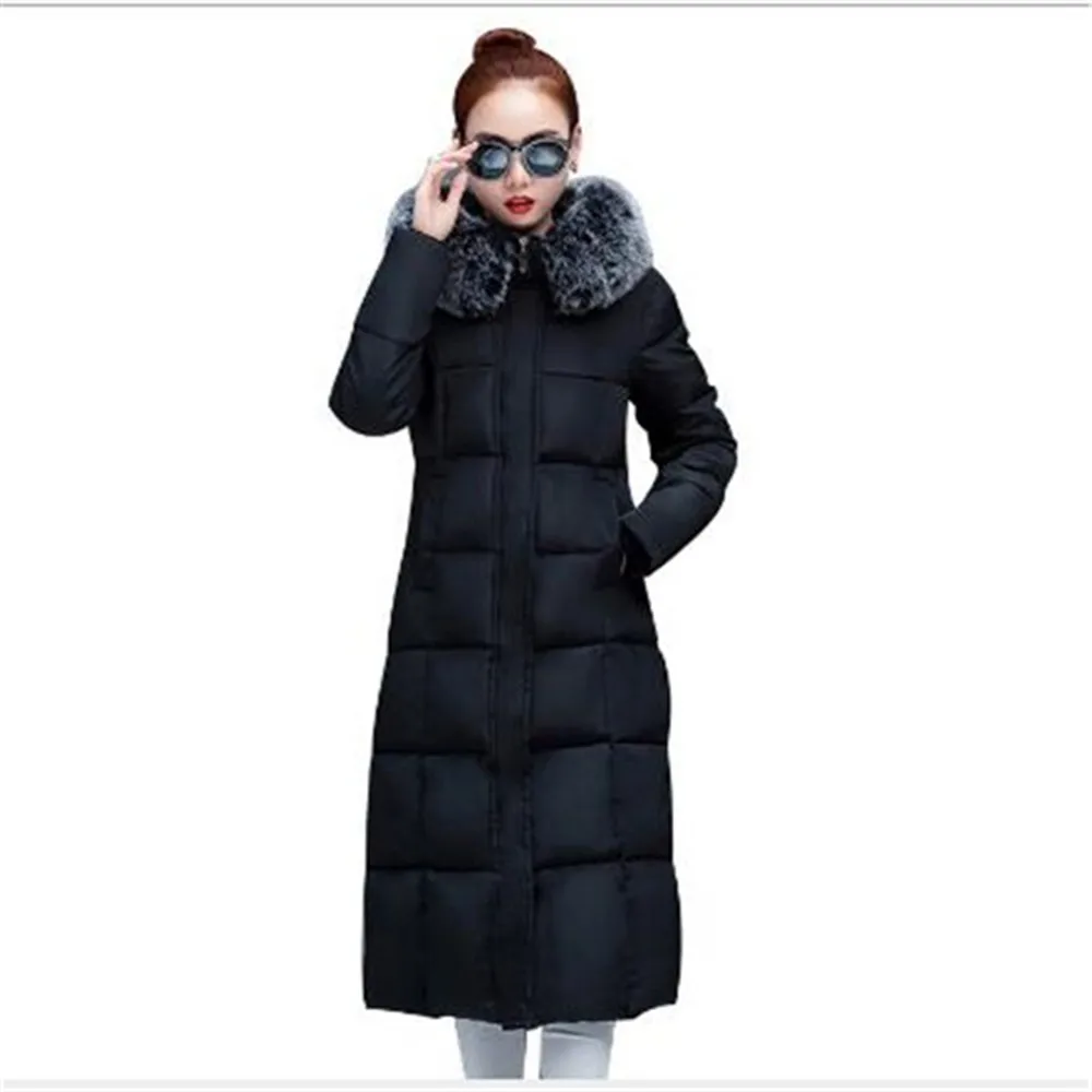 2020 Winter New Women's Lengthened Over-The-Knee Fur Collar Hooded Cotton Padded Jacket Coat Parkas
2020 Winter New Women's Lengthened Over-The-Knee Fur Collar Hooded Cotton Padded Jacket Coat Parkas