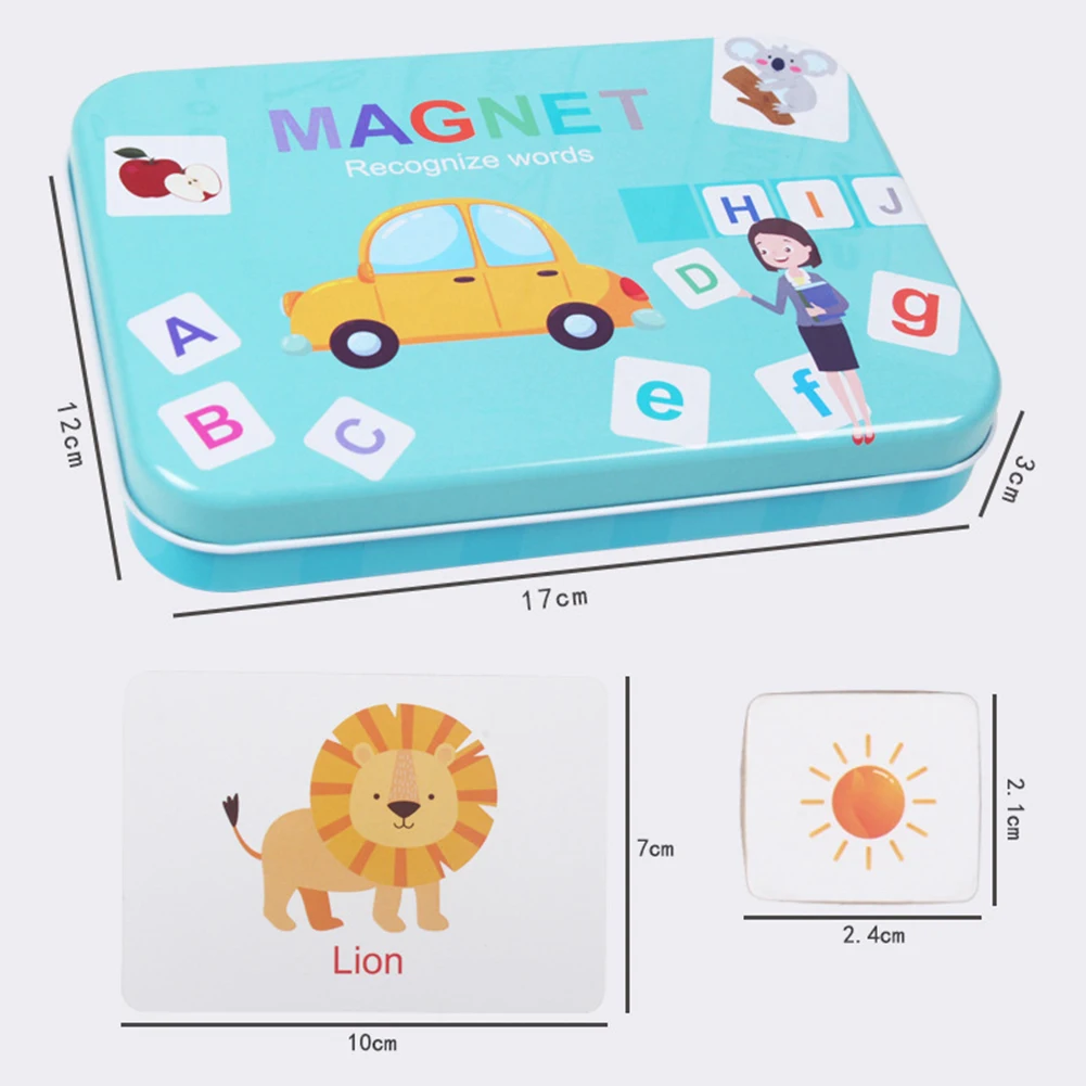 1 Set Kids Puzzle Toy Magnetic English Alphabet Number Puzzles Spelling Game Early Educational Intelligence Developmental Toys
1 Set Kids Puzzle Toy Magnetic English Alphabet Number Puzzles Spelling Game Early Educational Intelligence Developmental Toys