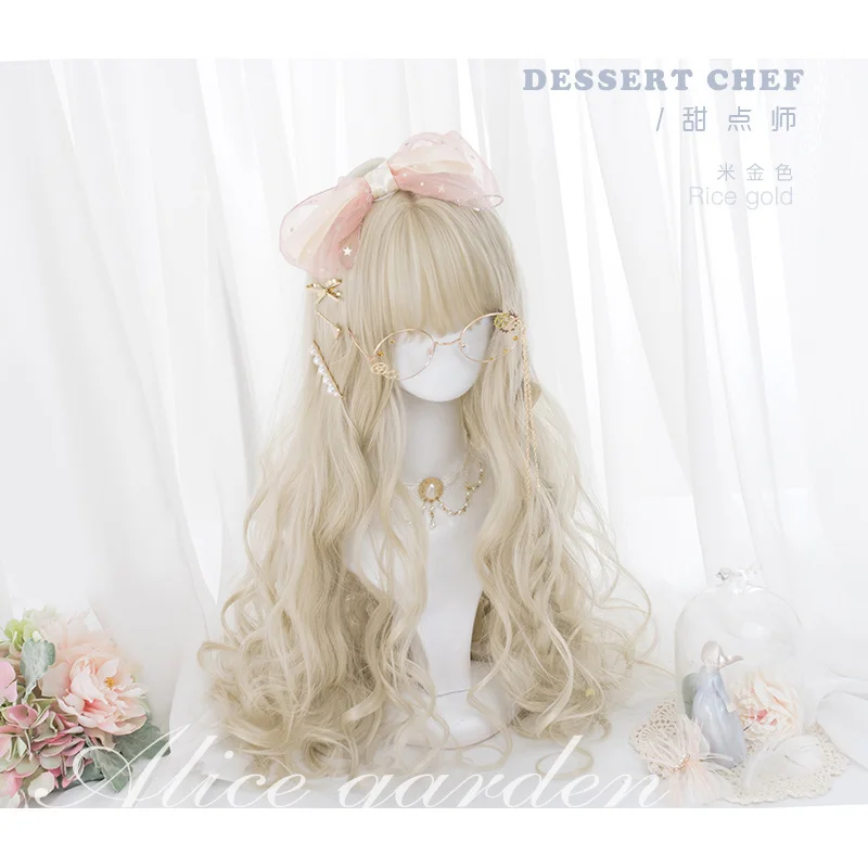 Hoge Kwaliteit Harajuku Leuke Meisje Lolita "Dessert Chef" Golvend Krullend Lang Krullend Pruik Meisje
Hoge Kwaliteit Harajuku Leuke Meisje Lolita "Dessert Chef" Golvend Krullend Lang Krullend Pruik Meisje