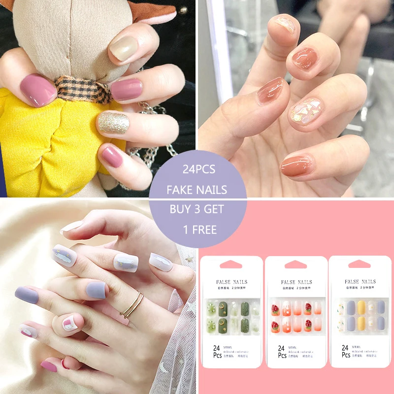 Cute Japanese Nail Art 24Pcs Round UV Nail Powder Fake Nails Short Autumn Butterfly Press On Nail Tips Tools For Manicure XQS016
Cute Japanese Nail Art 24Pcs Round UV Nail Powder Fake Nails Short Autumn Butterfly Press On Nail Tips Tools For Manicure XQS016