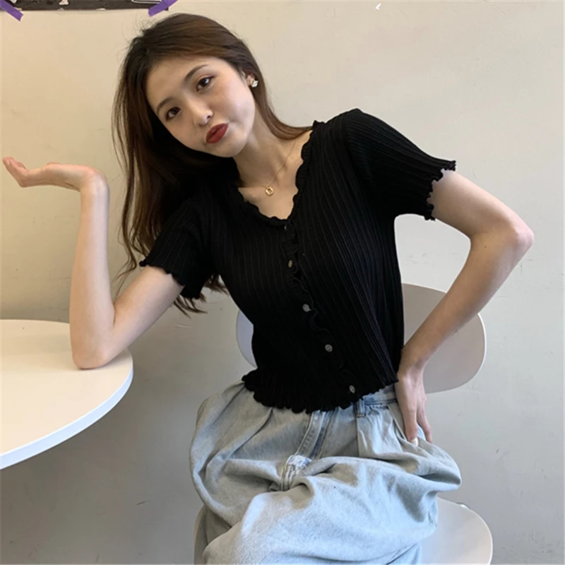 Little Short Sleeved Sweater Female Summer Silk Ice Thin Clavicle Cardiac Short Midriff-Baring Top Outerwear Cardigan Jacket
Little Short Sleeved Sweater Female Summer Silk Ice Thin Clavicle Cardiac Short Midriff-Baring Top Outerwear Cardigan Jacket