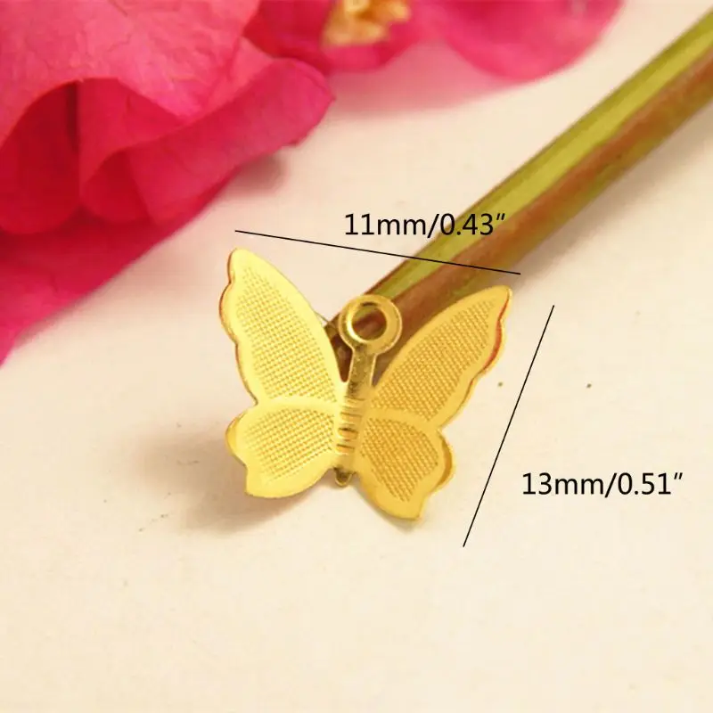 500PCS 11mmx13mm Metal Butterfly Filigree Wraps Connectors Earrings Bracelet Necklace Pendant Charm DIY Jewelry Findings Access.
500PCS 11mmx13mm Metal Butterfly Filigree Wraps Connectors Earrings Bracelet Necklace Pendant Charm DIY Jewelry Findings Access.