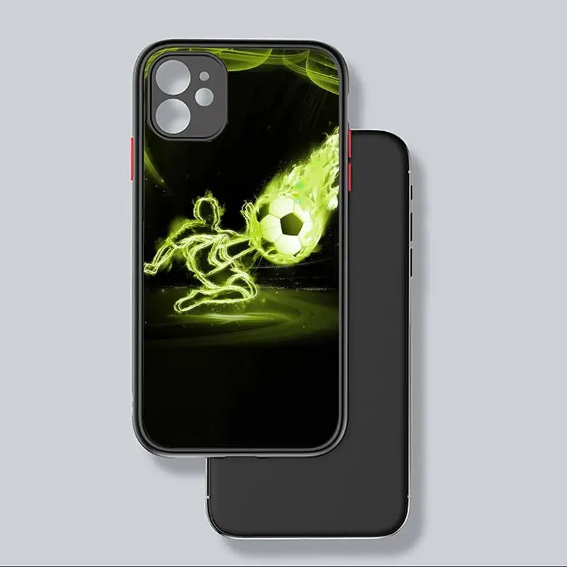 Fire Football Soccer Ball Phone Case Matte Transparent for iPhone 7 8 11 12 s mini pro X XS XR MAX Plus coque 
Fire Football Soccer Ball Phone Case Matte Transparent for iPhone 7 8 11 12 s mini pro X XS XR MAX Plus coque
