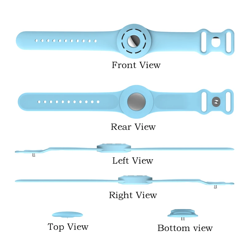 Wristband for AirTag Anti-Lost Silicone Case Protective Cover Design for Apple Airtags for Children Kids Old Man Pet Dogs Cats
Wristband for AirTag Anti-Lost Silicone Case Protective Cover Design for Apple Airtags for Children Kids Old Man Pet Dogs Cats