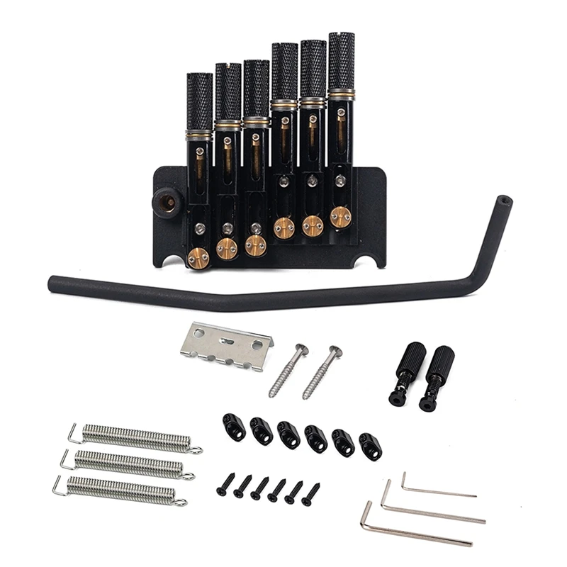 Durable 6 Strings Headless Electric Guitar Bridge Kit Guitar Replacement Parts 
Durable 6 Strings Headless Electric Guitar Bridge Kit Guitar Replacement Parts