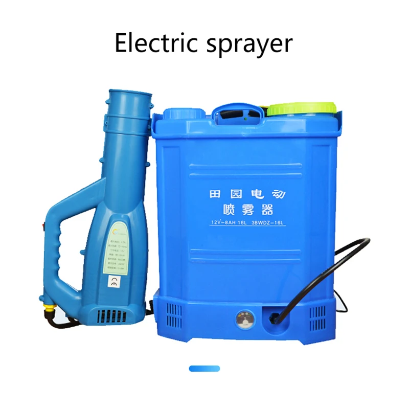 Portable 20L Electric ULV Fogger Sprayer with 16A battery Ultra Capacity Disinfection Machine Upgrade Nozzle Fight Drugs Sprayer
Portable 20L Electric ULV Fogger Sprayer with 16A battery Ultra Capacity Disinfection Machine Upgrade Nozzle Fight Drugs Sprayer