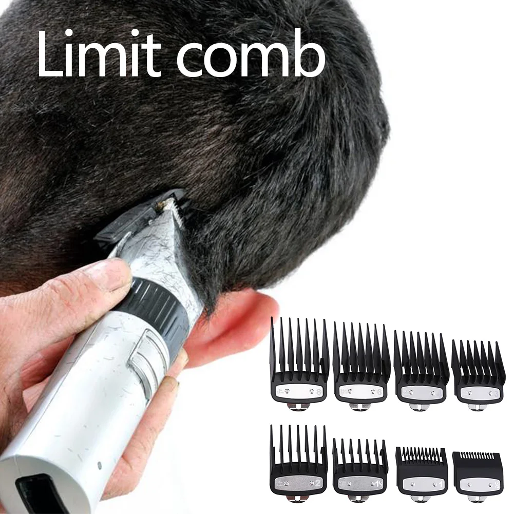 8pcs Pro Universal Hair Clipper Limit Comb Attachment Comb Guards Trimmer Limit Comb Tool Set
8pcs Pro Universal Hair Clipper Limit Comb Attachment Comb Guards Trimmer Limit Comb Tool Set