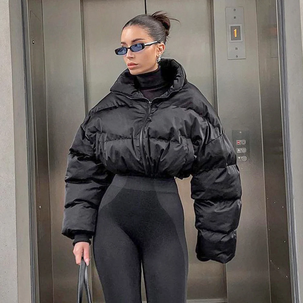 Women's New Jacket Cotton Jacket Casual Fashion Commuter Trend Style Long-sleeved Hooded Collar Solid Color Warm Thick Top
Women's New Jacket Cotton Jacket Casual Fashion Commuter Trend Style Long-sleeved Hooded Collar Solid Color Warm Thick Top