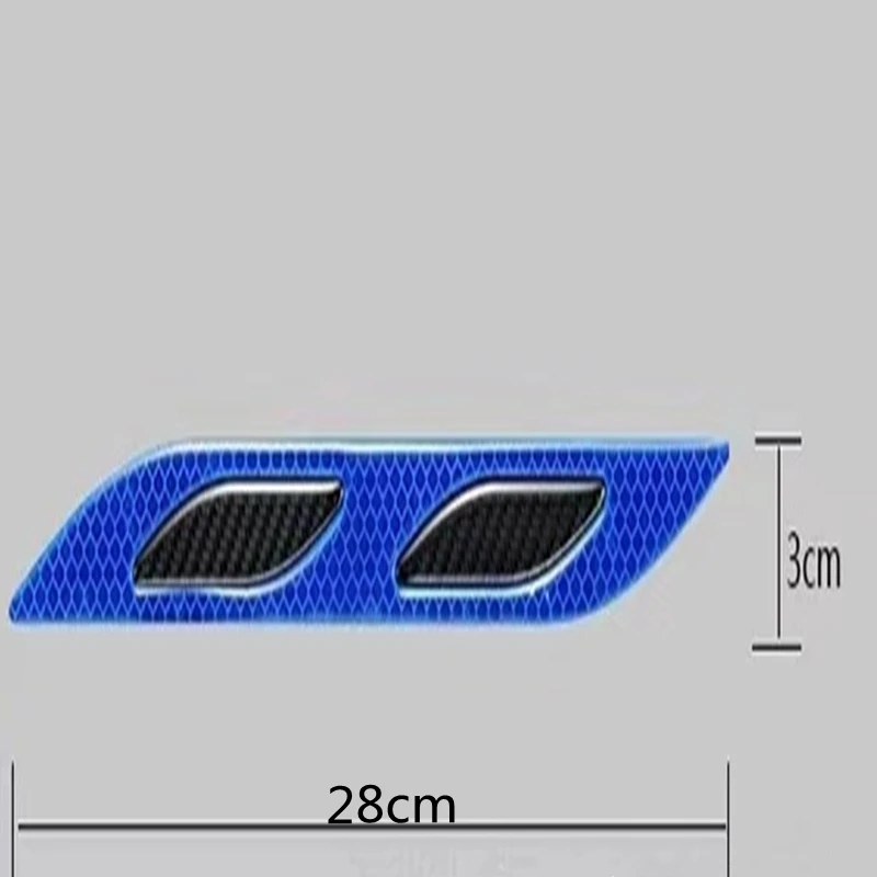 Car hood side air outlet warning sticker reflective body anti-scratch strip carbon fiber pattern anti-collision strip 
Car hood side air outlet warning sticker reflective body anti-scratch strip carbon fiber pattern anti-collision strip