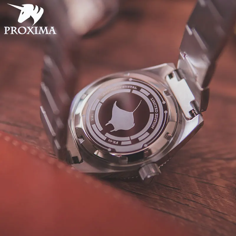Proxima 2021 Men's Stainless Steel Mechanical Watch Top Brand Automatic NH35 Watch Sapphire Glass 300M Diver Watch PX1680
Proxima 2021 Men's Stainless Steel Mechanical Watch Top Brand Automatic NH35 Watch Sapphire Glass 300M Diver Watch PX1680