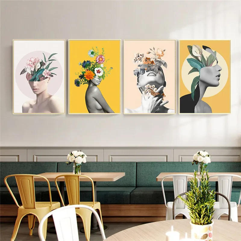 Abstract Flower Woman Wall Art Canvas Painting Modern Fashion Beauty Poster Nordic Decorative Picture for Living Room Home Decor
Abstract Flower Woman Wall Art Canvas Painting Modern Fashion Beauty Poster Nordic Decorative Picture for Living Room Home Decor
