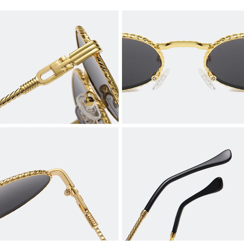 Women Gold Metal John Lennon Round Steampunk Sunglasses Pilot Military Simple Funny Street Shooting Fashion Outdoor Sport Shades
Women Gold Metal John Lennon Round Steampunk Sunglasses Pilot Military Simple Funny Street Shooting Fashion Outdoor Sport Shades
