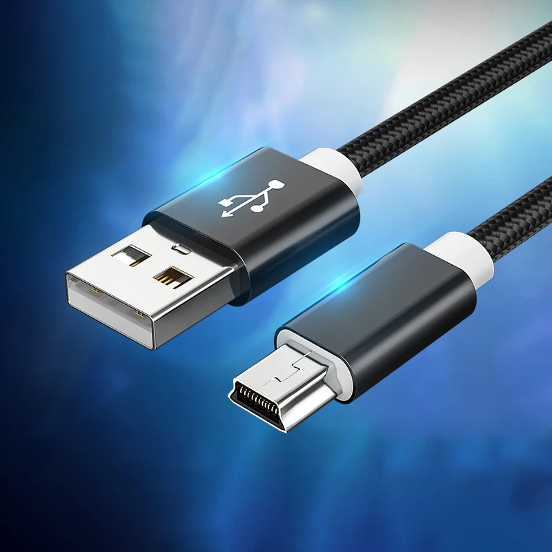 Мини USB к кабель для быстрой передачи данных зарядный MP3 MP4 плеера автомобильного