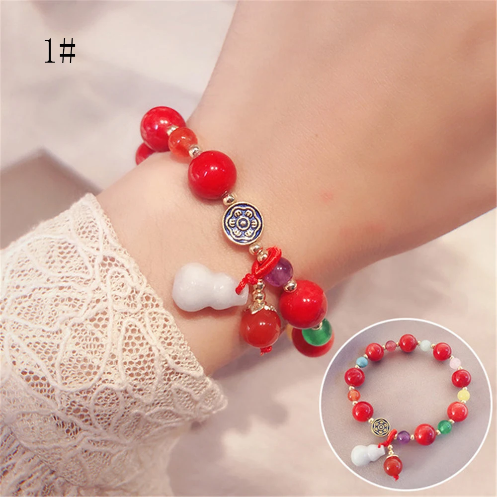 Fashion Retro Jade Elastic Bands Wrist Bracelet For Man Women Ethnic Style Gourd Chalcedony Bracelet Transfer Lucky Bracelet
Fashion Retro Jade Elastic Bands Wrist Bracelet For Man Women Ethnic Style Gourd Chalcedony Bracelet Transfer Lucky Bracelet