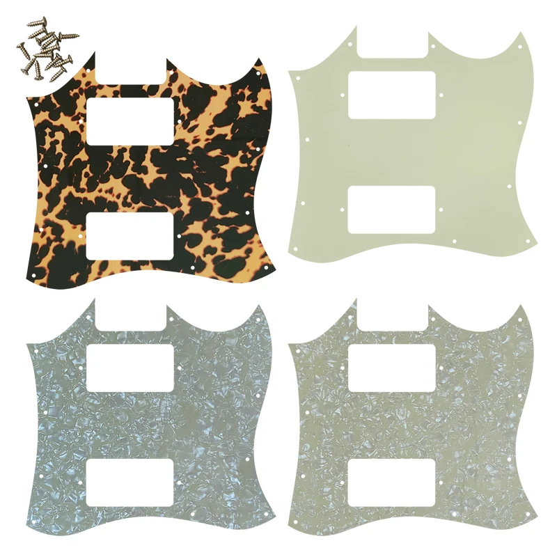 Pleroo Guitar Parts For US Epiphone G310 SG Guitar Pickguard PAF Humbucker, Multicolor Selection Flame Pattern
Pleroo Guitar Parts For US Epiphone G310 SG Guitar Pickguard PAF Humbucker, Multicolor Selection Flame Pattern