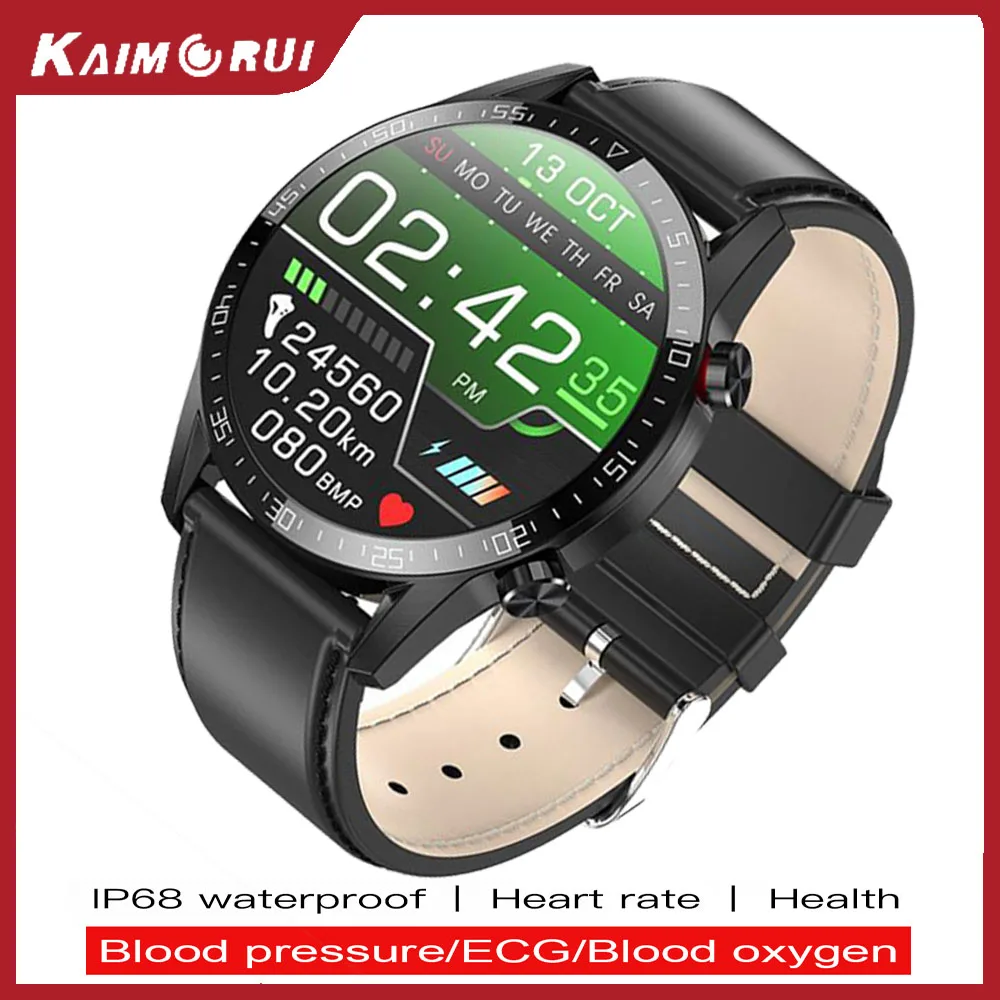 

2020 ЭКГ PPG Смарт-часы для мужчин Bluetooth Вызов IP68 Водонепроницаемый кровяное давление фитнес-трекер для измерения сердечного ритма L13 Smartwatch PK L8 ...