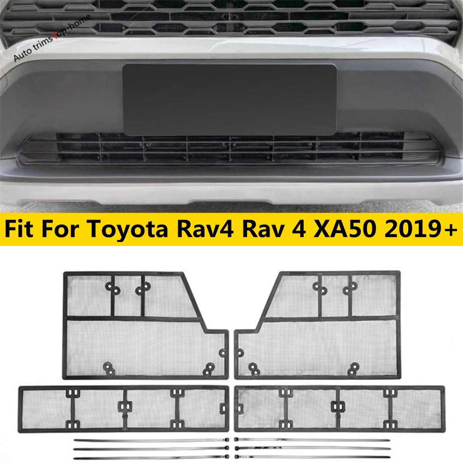 

Автомобильная сетка для защиты от насекомых, передняя решетка, вставка, сетка, крышка, отделка, защитные аксессуары для TOYOTA RAV4 RAV 4 XA50 2019 - 2022
