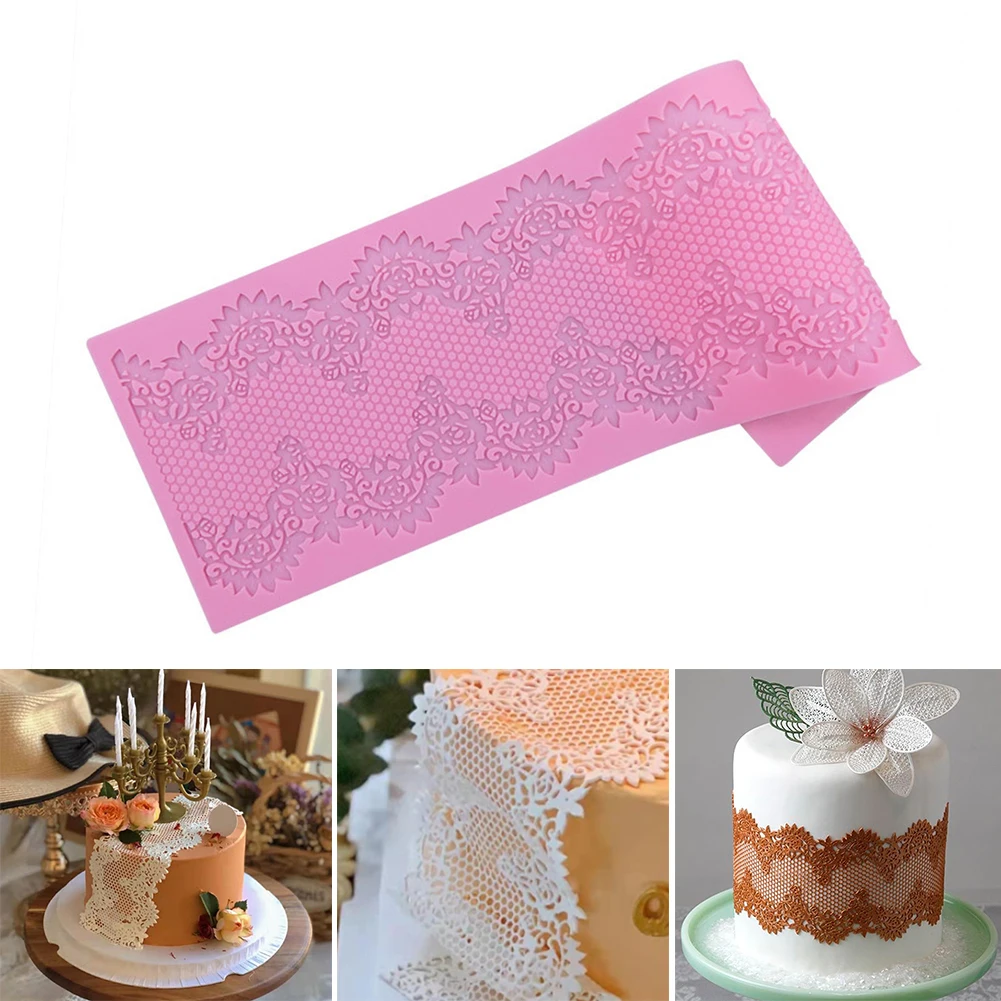 DIY Flower Lace Fondant Mold Wedding Cake Silicone Fondant Mold Beautiful Mousse Sugar Craft Icing Pastry Kitchen Accessories
DIY Flower Lace Fondant Mold Wedding Cake Silicone Fondant Mold Beautiful Mousse Sugar Craft Icing Pastry Kitchen Accessories