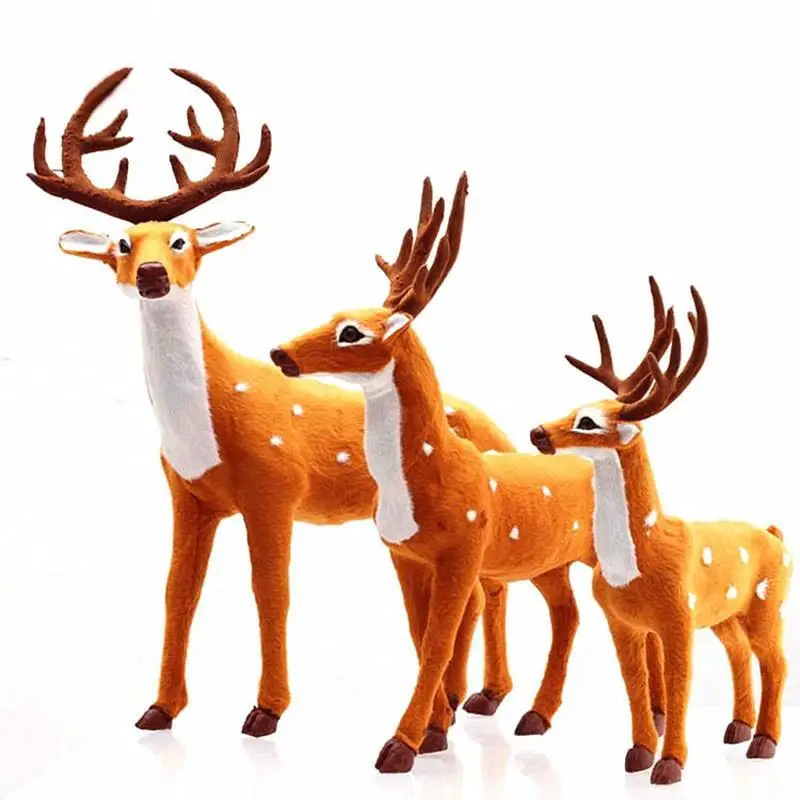 Hot 1pc Plush Christmas Reindeer Xmas Elk Plush Simulation New Year Gift Christmas Decorations for H
Hot 1pc Plush Christmas Reindeer Xmas Elk Plush Simulation New Year Gift Christmas Decorations for H