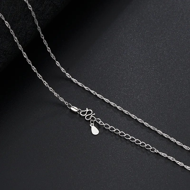 MHXFC Wholesale European Fashion Woman Female Party Birthday Wedding Gift Slim O Wave 18KT White Gold Chain Necklace NL200
MHXFC Wholesale European Fashion Woman Female Party Birthday Wedding Gift Slim O Wave 18KT White Gold Chain Necklace NL200