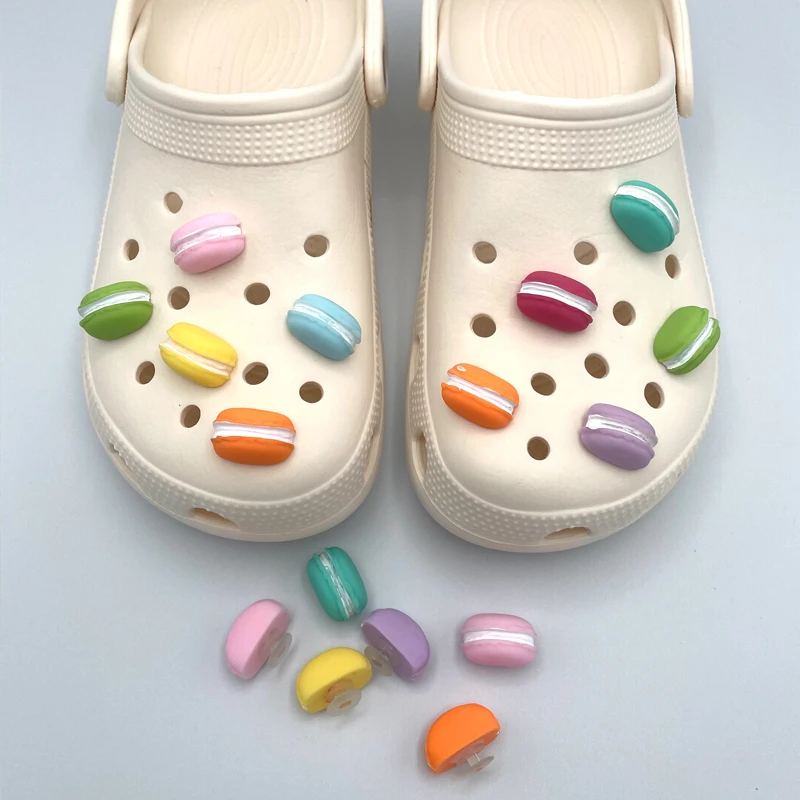 Colorful 3D Simulation Macaron Dessert Cake Resin Shoe Charm Decoration For Men Croc Clog Shoe DIY Kids Shoe Buckles Accessories
Colorful 3D Simulation Macaron Dessert Cake Resin Shoe Charm Decoration For Men Croc Clog Shoe DIY Kids Shoe Buckles Accessories