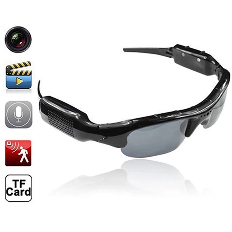Light-weight Mini Camera Sunglasses Full HD Digital Video Recorder Glasses Sport Video Camcorder For Outdoor Cycling Driving
Light-weight Mini Camera Sunglasses Full HD Digital Video Recorder Glasses Sport Video Camcorder For Outdoor Cycling Driving