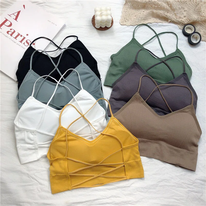 2021 New Sexy Backless Bra Lace Deep U Low Back Bralette Thin Cup Brassiere Halter Soft Seamless Elastic Underwear Tank Tops
2021 New Sexy Backless Bra Lace Deep U Low Back Bralette Thin Cup Brassiere Halter Soft Seamless Elastic Underwear Tank Tops