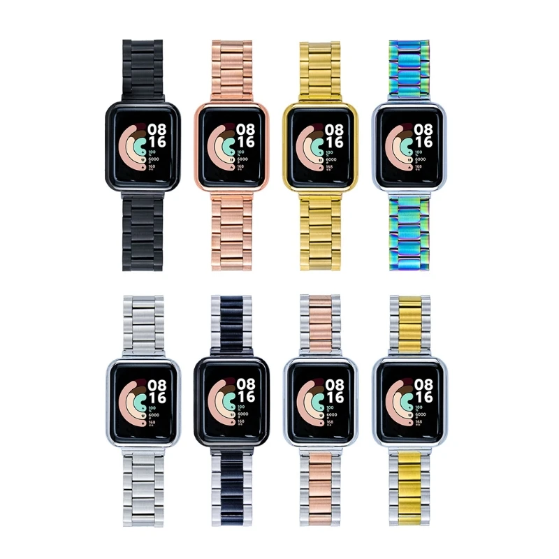 Металлический ремешок, совместимый с умными часами Xiaomi-Mi Watch Lite/Redmi, водонепроницаемые прочные ремешки, спортивный браслет из нержавеющей ст...
Металлический ремешок, совместимый с умными часами Xiaomi-Mi Watch Lite/Redmi, водонепроницаемые прочные ремешки, спортивный браслет из нержавеющей ст...