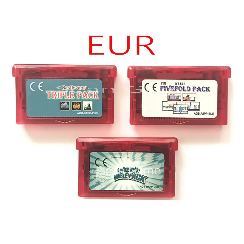 32 Bit EUR Handheld Console Video Game Cartridge Card Triple Pack/Fivefold Pack/Double Pack Version the First Collection 
32 Bit EUR Handheld Console Video Game Cartridge Card Triple Pack/Fivefold Pack/Double Pack Version the First Collection