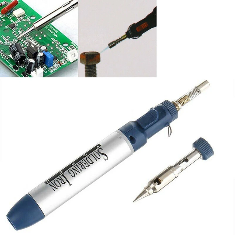 Gas Soldering Iron Cordless Welding Pen Burner Butane Blow Torch Tool Frameless For Metal Plate Conventional Welding
Gas Soldering Iron Cordless Welding Pen Burner Butane Blow Torch Tool Frameless For Metal Plate Conventional Welding