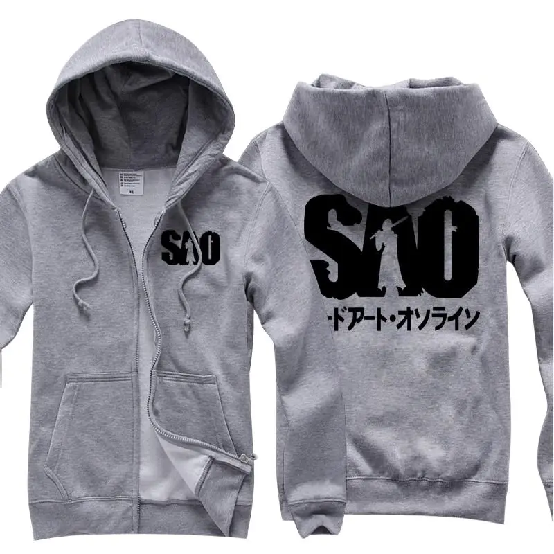 Unisex Sword Art Online SAO Harajuku Cardigan Hoodies Sweatshirts Jacket Coat Sword Art Online GGO Pullovers
Unisex Sword Art Online SAO Harajuku Cardigan Hoodies Sweatshirts Jacket Coat Sword Art Online GGO Pullovers