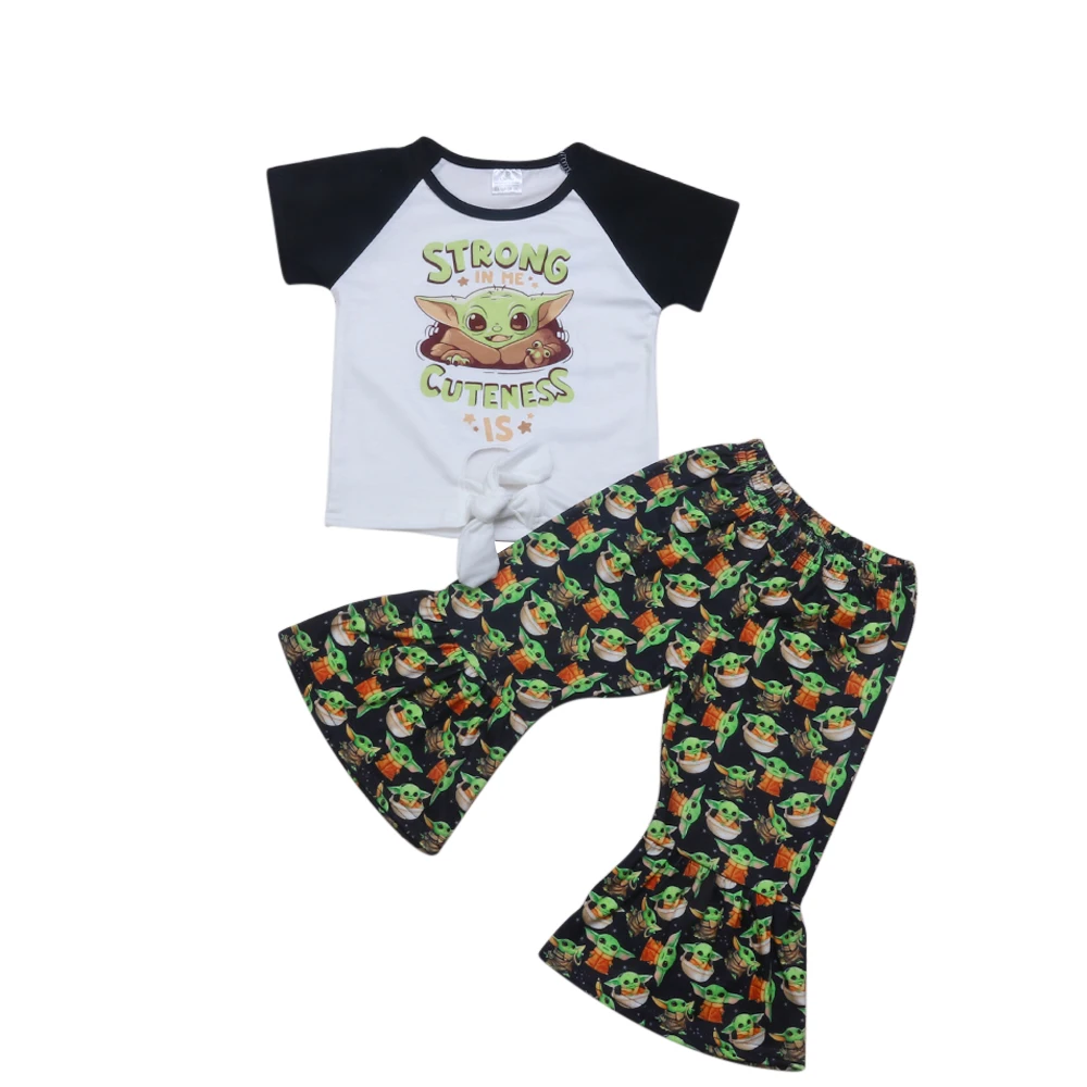Children Baby Girls Newborn Monster Boutique Clothing Black Short Sleeve Top + Leopard Bell-Bottom Pants Fashionable Outfit
Children Baby Girls Newborn Monster Boutique Clothing Black Short Sleeve Top + Leopard Bell-Bottom Pants Fashionable Outfit