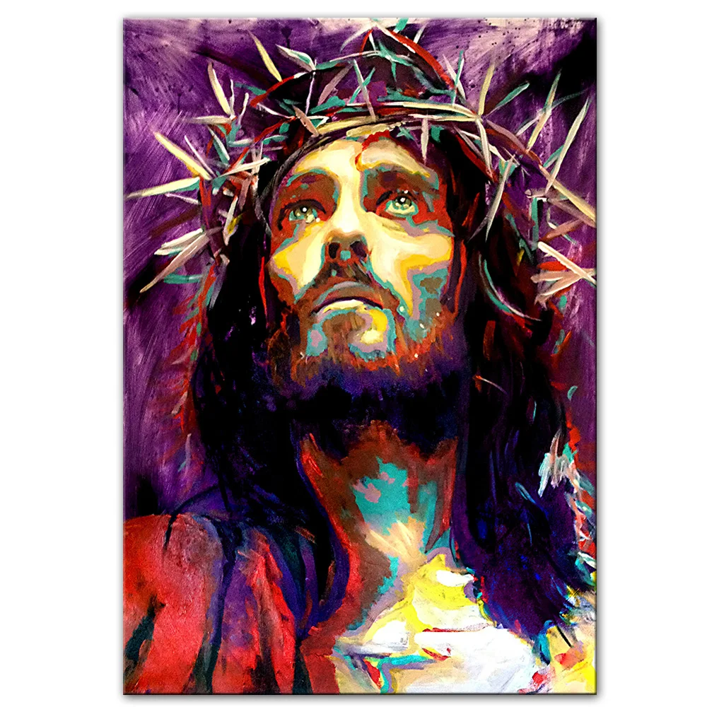 Abstract Jesus Canvas Paintings On The Wall Posters And Prints Portrait of Jesus Wall Pictures For Living Room Wall Decoration
Abstract Jesus Canvas Paintings On The Wall Posters And Prints Portrait of Jesus Wall Pictures For Living Room Wall Decoration