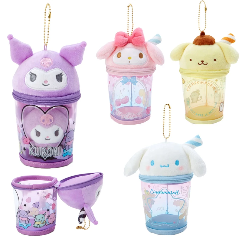 

Милые аниме Sanriosd Kuromi Mymelody Cinnamoroll плюшевые куклы мультфильм сумка для хранения кулон милые плюшевые игрушки могут быть рождественские подар...