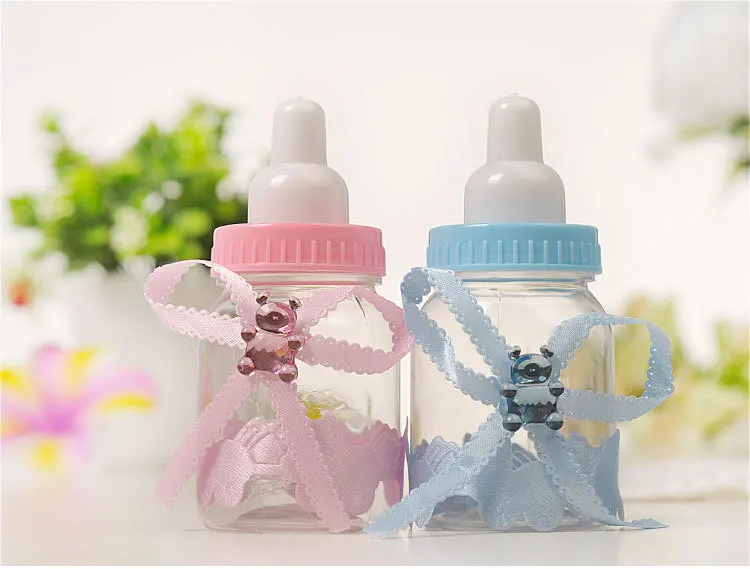 48pcs Girl Boy Baby Shower Decorations Chocolate Candy Bottle Baptism Favors Christmas Halloween Party Gifts Box Plastic Case
48pcs Girl Boy Baby Shower Decorations Chocolate Candy Bottle Baptism Favors Christmas Halloween Party Gifts Box Plastic Case