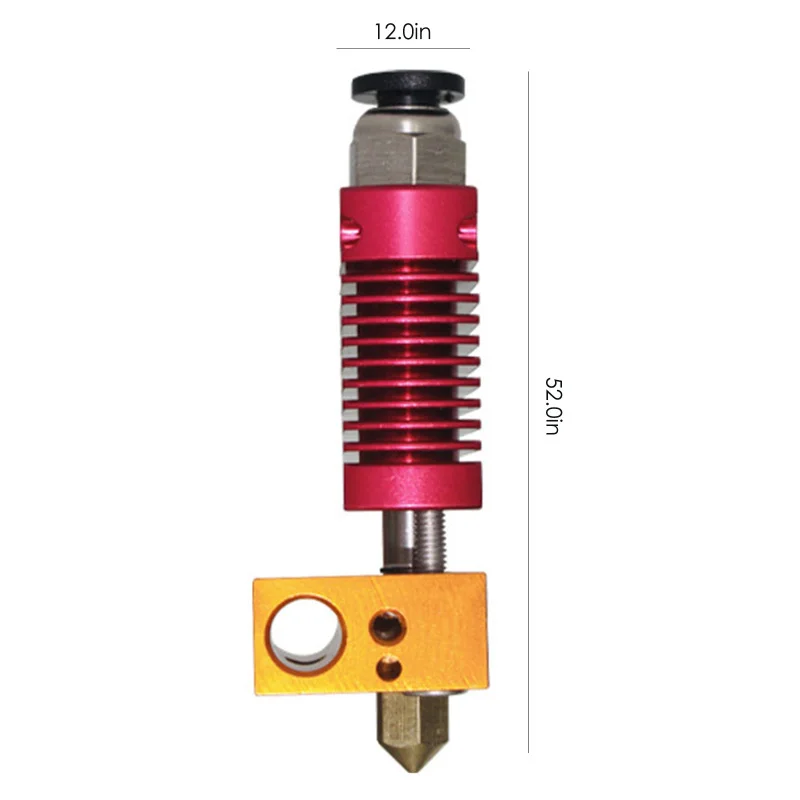 3D Assembly Extruder Hot-end Metal Heating Kit, Suitable For CR-10 / CR10 / CR10S / Ender 2 / Ender 3 Ender 5 Printers
3D Assembly Extruder Hot-end Metal Heating Kit, Suitable For CR-10 / CR10 / CR10S / Ender 2 / Ender 3 Ender 5 Printers