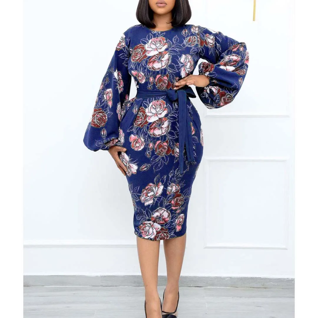 Round Neck Printing Temperament Bubble Sleeve Strap Professional Large Size Mother Outfit Autumn Elegant Evening Party Vestidos
Round Neck Printing Temperament Bubble Sleeve Strap Professional Large Size Mother Outfit Autumn Elegant Evening Party Vestidos