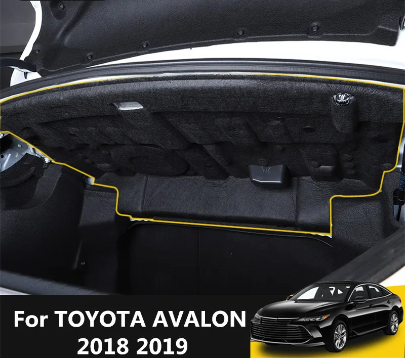Для TOYOTA AVALON 2018 2019 Автомобильный багажник звукоизоляция хлопок высокая