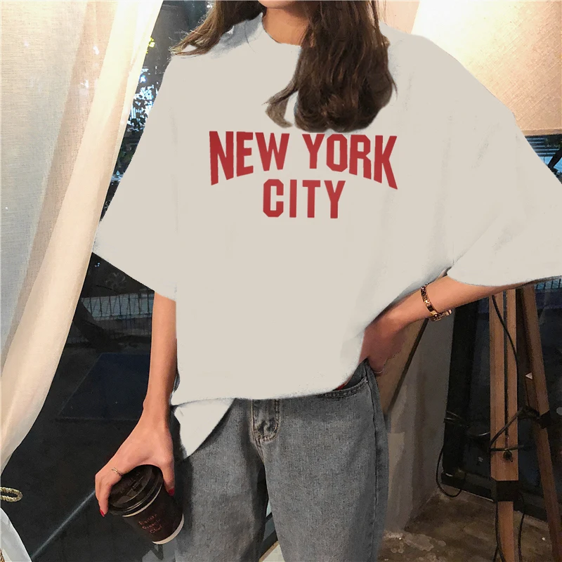 Summer White Short-Sleeved Female Students Korean Style Loose Mid-Length Half Sleeve T-shirt Harajuku BF
Summer White Short-Sleeved Female Students Korean Style Loose Mid-Length Half Sleeve T-shirt Harajuku BF