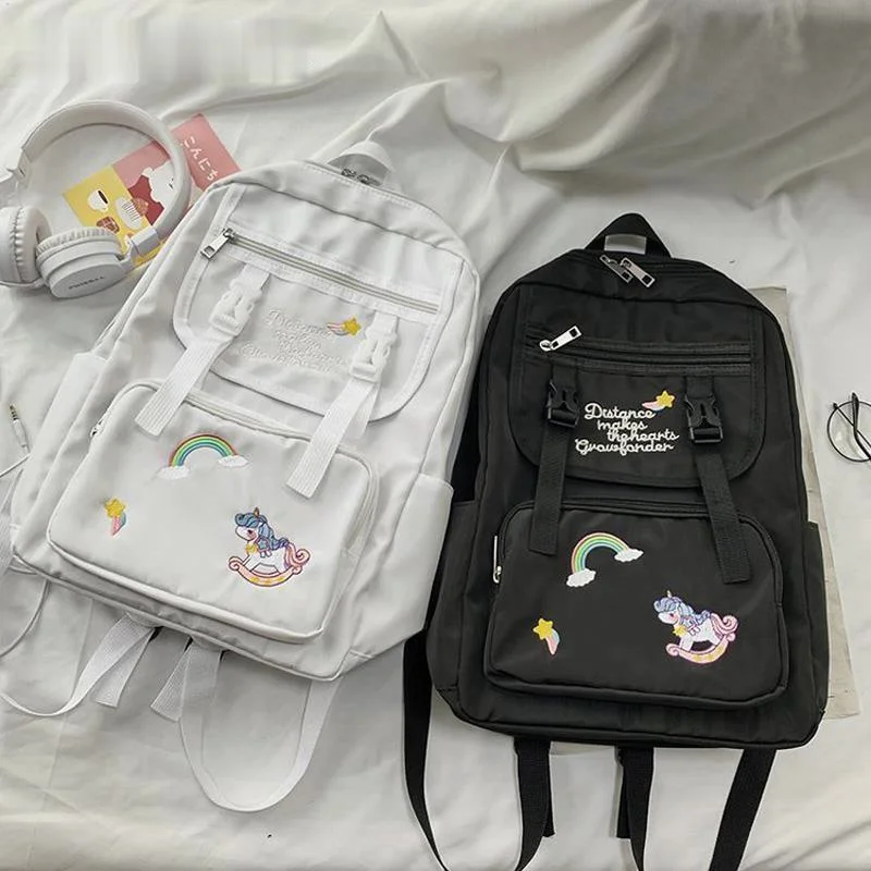 Women School Backpacks for Teenage Girls 2020 New Fashion Embroidered Shoulder Bags Students Travel Backpack Large Capacity
Women School Backpacks for Teenage Girls 2020 New Fashion Embroidered Shoulder Bags Students Travel Backpack Large Capacity