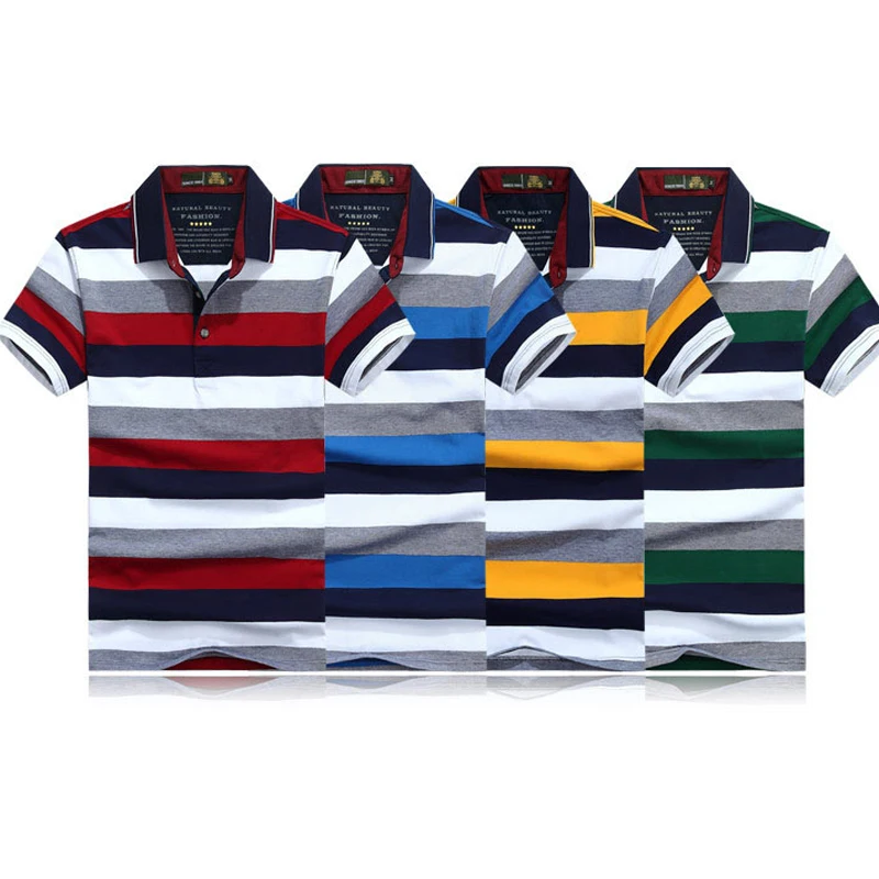 Brand Striped Polo Shirt Men 2020 Summer Cotton Turn-down collar Breathable Anti-Wrinkle Business Tops Tee polo hombre
Brand Striped Polo Shirt Men 2020 Summer Cotton Turn-down collar Breathable Anti-Wrinkle Business Tops Tee polo hombre