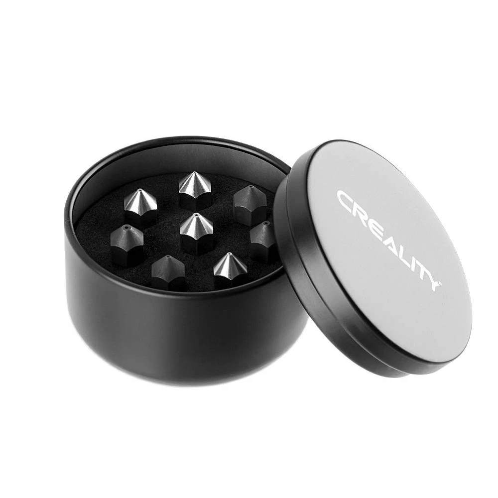 Creality Original 3D Printing Up-market Nozzle Kit Smooth Inner Wall 0.25mm 0.4mm 0.6mm for CR10 /Ender3/ Ender5 Series
Creality Original 3D Printing Up-market Nozzle Kit Smooth Inner Wall 0.25mm 0.4mm 0.6mm for CR10 /Ender3/ Ender5 Series