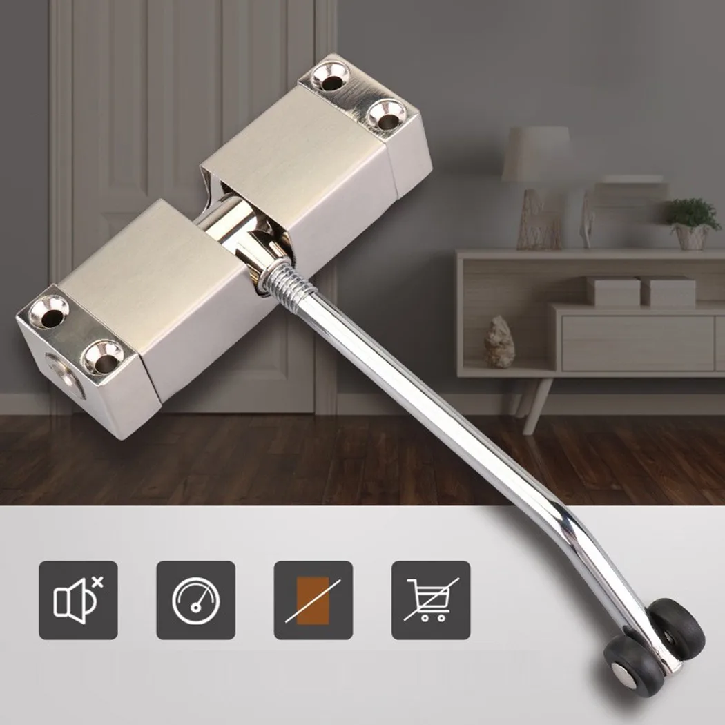 Adjustable Automatic Strength Spring Door Closer Hinge Aluminum Alloy Automatic Closer Fire-proof Door Heavy Duty Door Hardware
Adjustable Automatic Strength Spring Door Closer Hinge Aluminum Alloy Automatic Closer Fire-proof Door Heavy Duty Door Hardware