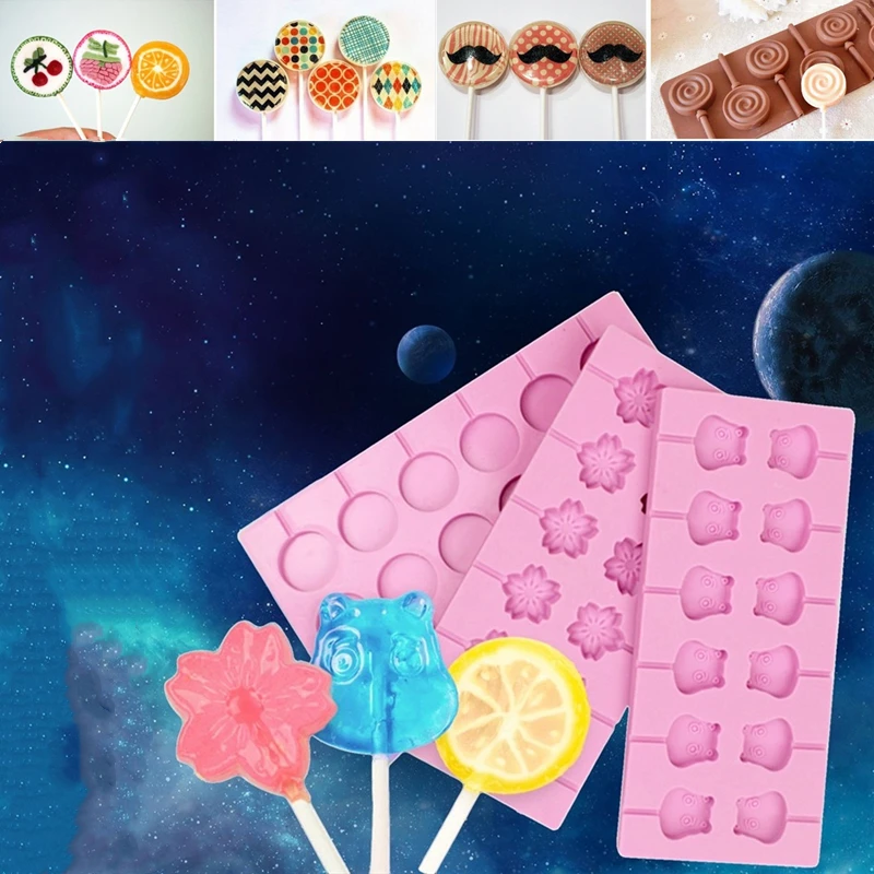 Flower Lollipop Silicone Mold For Cake Pastry Baking Chocolate Candy Fondant Bakeware DIY Dessert Mold Baking Utensils
Flower Lollipop Silicone Mold For Cake Pastry Baking Chocolate Candy Fondant Bakeware DIY Dessert Mold Baking Utensils