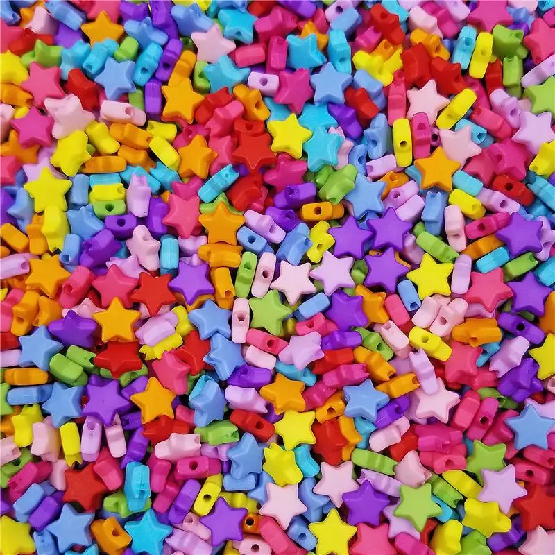 50Pcs 9mm Star Acrylic Loose Beads for Needlework Jewelry Making Spacer Beads Handmade DIY Bracelets Necklaces
50Pcs 9mm Star Acrylic Loose Beads for Needlework Jewelry Making Spacer Beads Handmade DIY Bracelets Necklaces